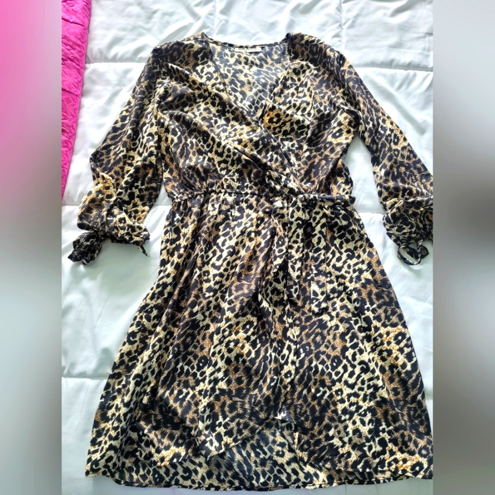 Leopard print dress